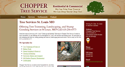 Desktop Screenshot of choppertreeservice.net